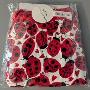 Little Sleepies Red and Black Ladybug Pajama Set
